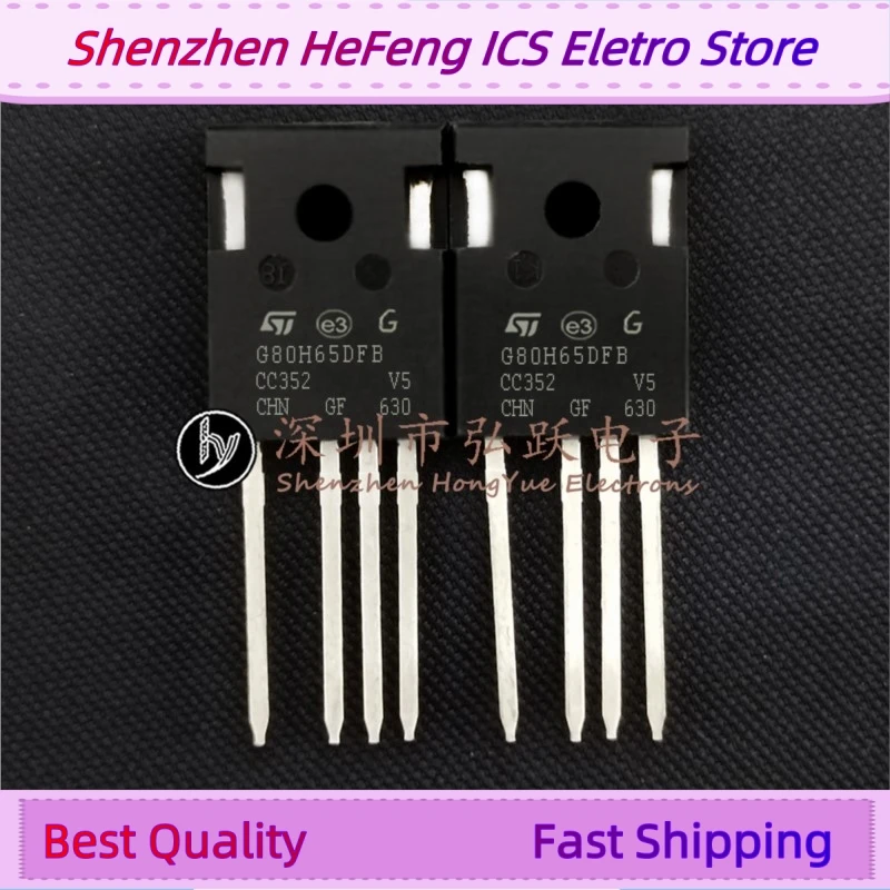 

10PCS -20PCS G80H65DFB STGW80H65DFB-4 TO-247-4 Fast Shipping Quality Guarantee Quick Delivery