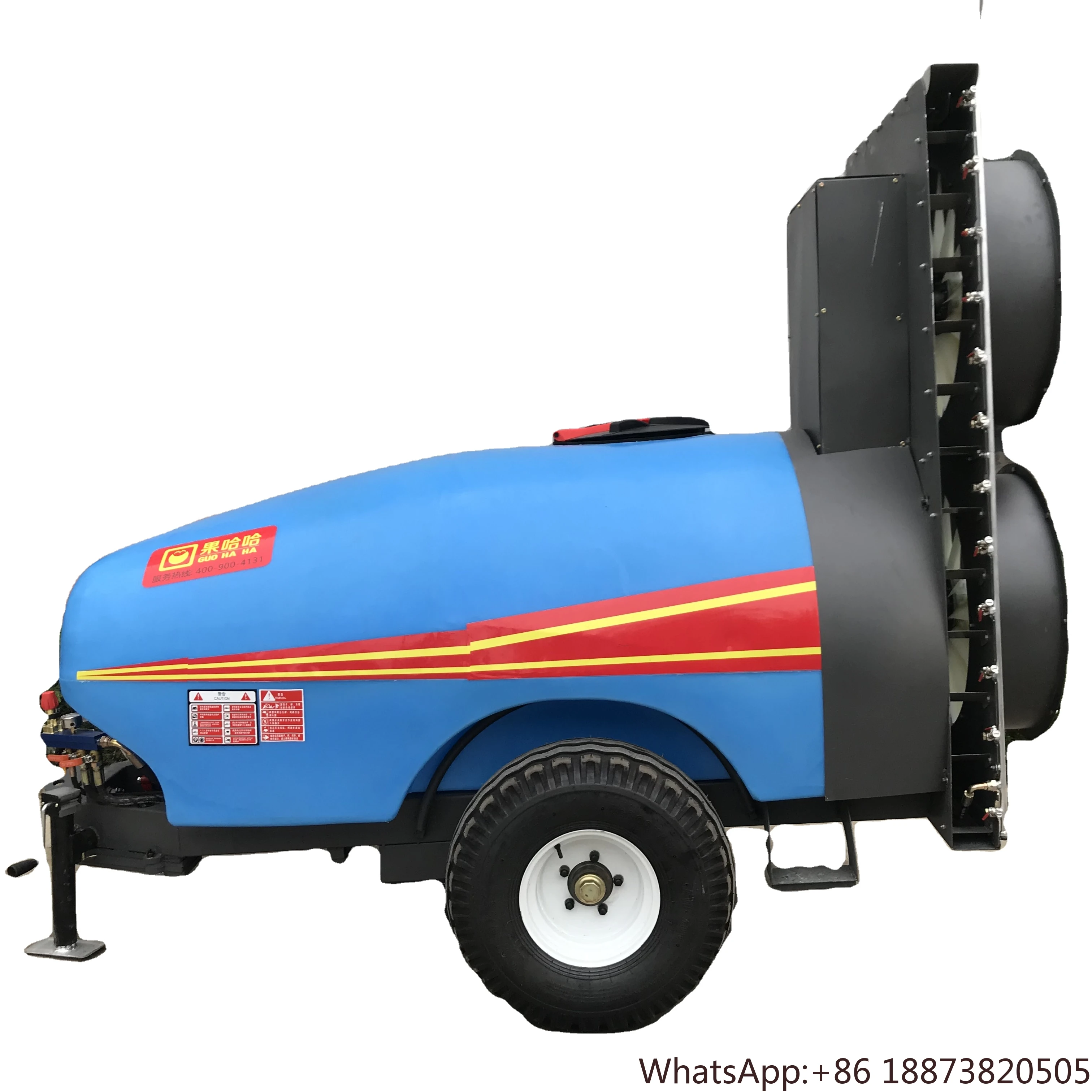 Trailer Type Orchard Sprayer,Tractor PTO sprayer , 1300 liter large Field Sprayer Air blower high performance