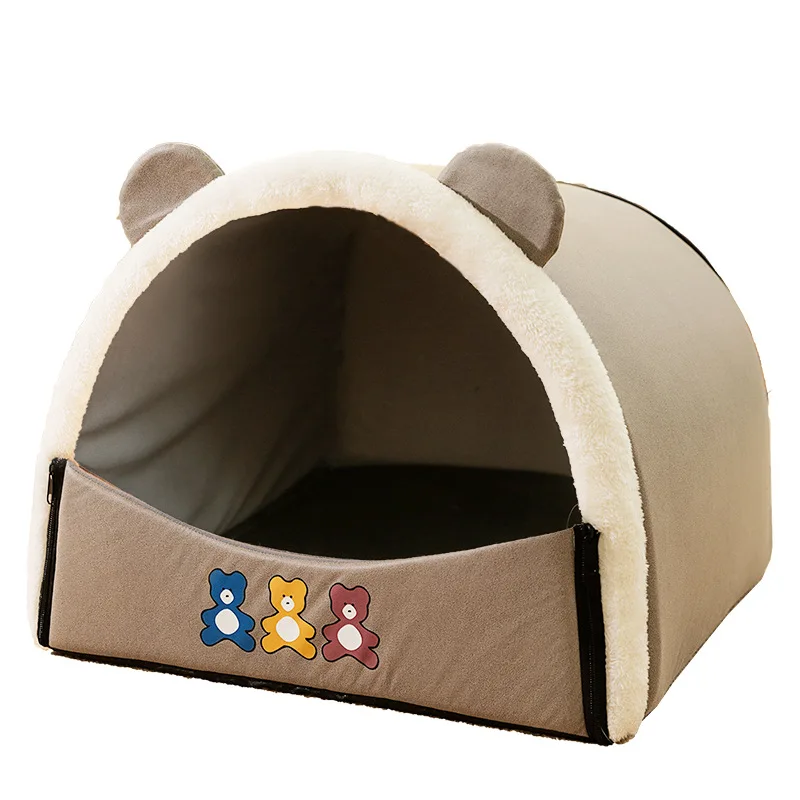 Soft Sofa Cat Beds Warm Pet Mat for Puppy Cool Cushion Dog Sleeping Nest Pet Bed Removable Cozy Cat House Baskets Kennel