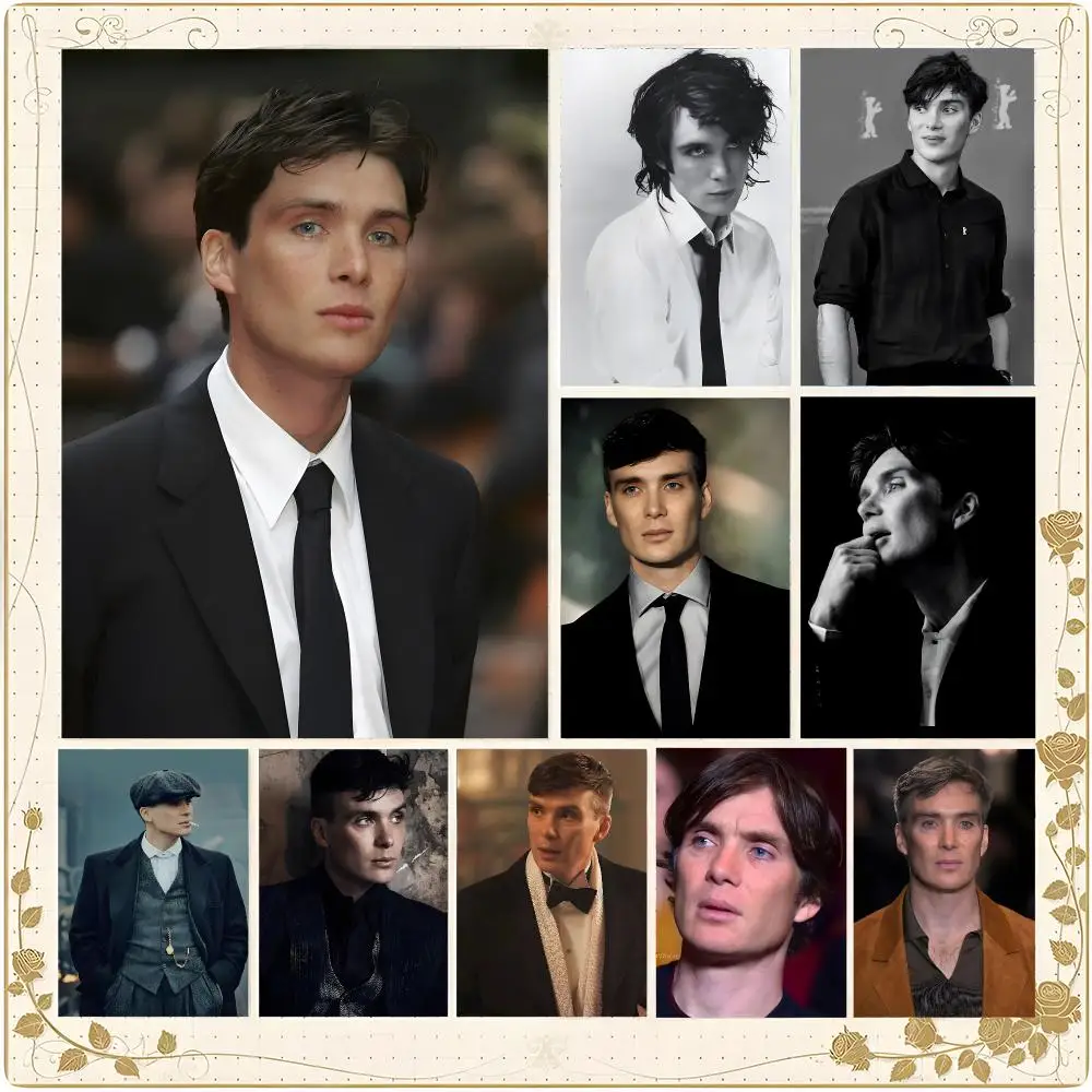 Actor Film Drama Lead Cillian Murphy Poster Framed Wall Art Painting for Living Room Interior Decor and Gift Options