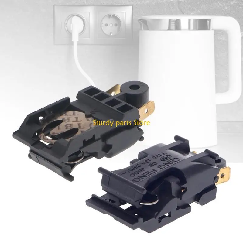 97QC 2pcs interruptores hervidor hervidor interruptores hervidor tetera mediana para los interruptores ABS