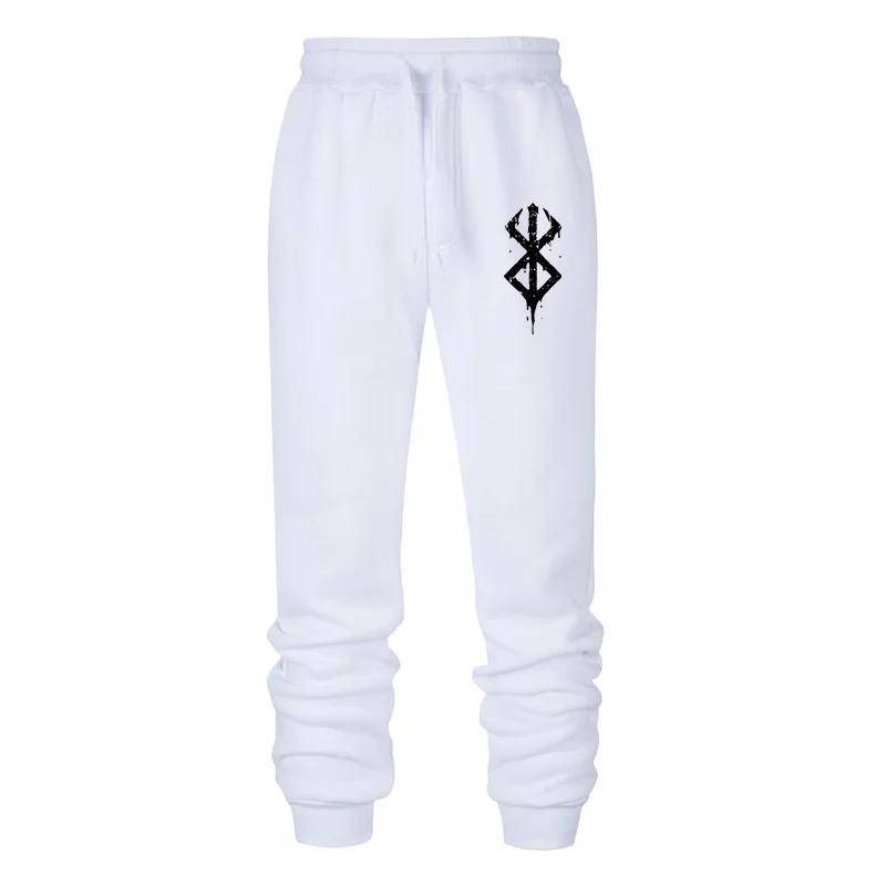 2025 Women Sweatpants Japanese Anime Berserk Print Fleece Joggers for Men Trousers Fitness Gym Running Pants Unisex Winter