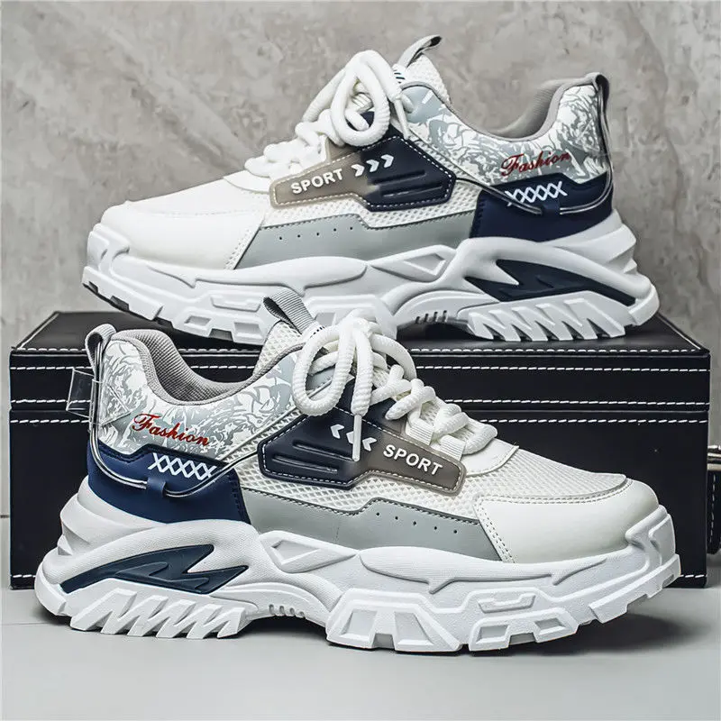 

Мужские повседневные кроссовки на толстой платформе, цветные теннисные предложения, спортивная оригинальная модная распродажа, уличная легкая мужская спортивная обувь