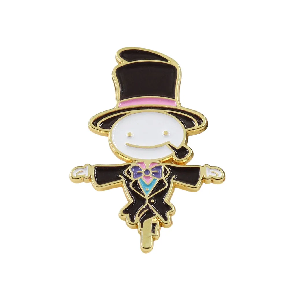 Scarecrow Prince Turnip Head Enamel Pin Adventure Anime Character Badge Jewelry Gift For Kid