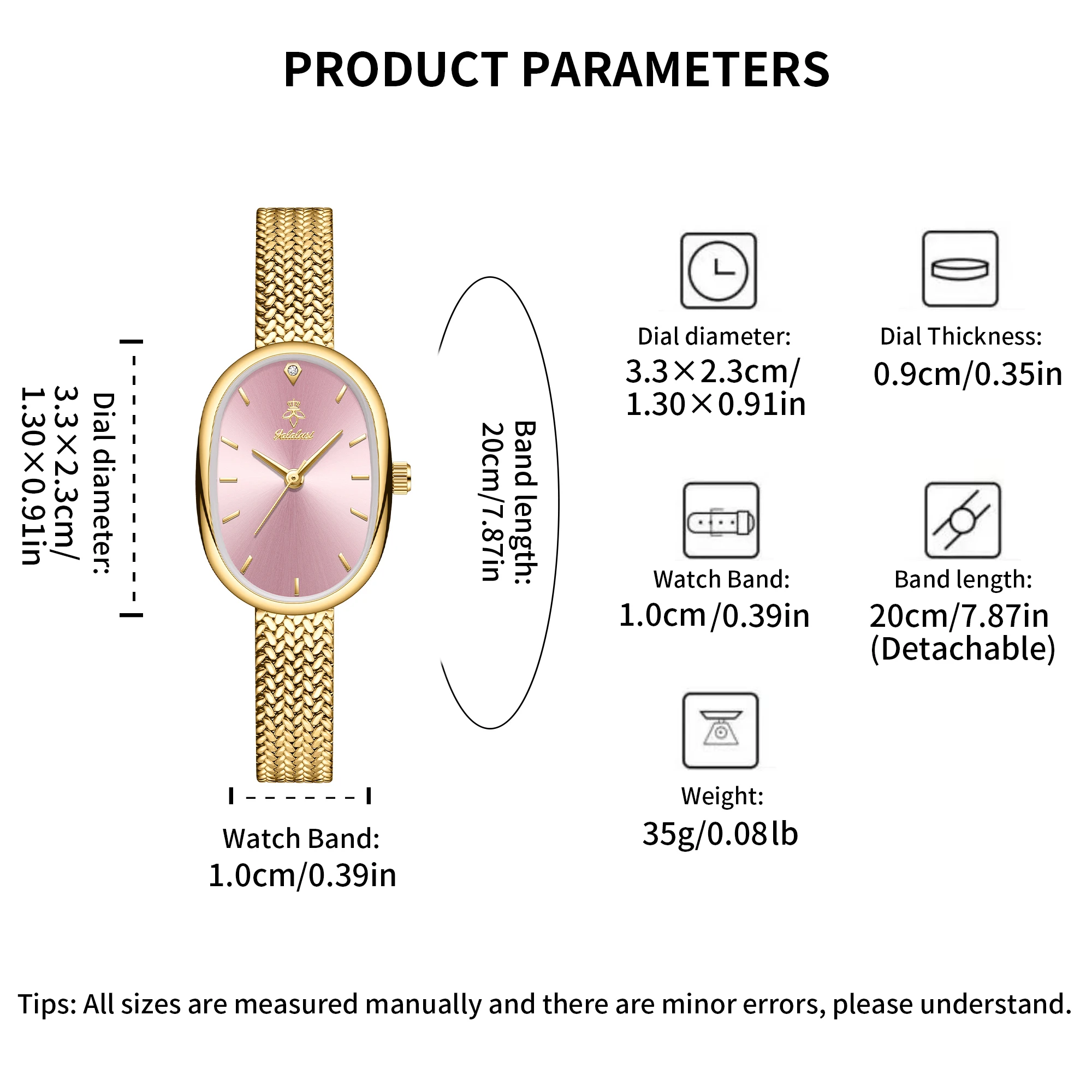Jam Tangan Gelang Kuarsa Tahan Air Wanita Modis Merek YaLaLuSi: Desain Minimalis untuk Anak Perempuan Jam Tangan Reloj Mujer untuk Wanita