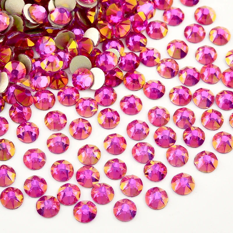 Billow Violet 2088 Non-Hotfix Strasssteine SS16-SS30 Gold Flatback Glitzer Strass Kristall Grüne Steine für Nagelkunst-Dekorationen – Detail 11