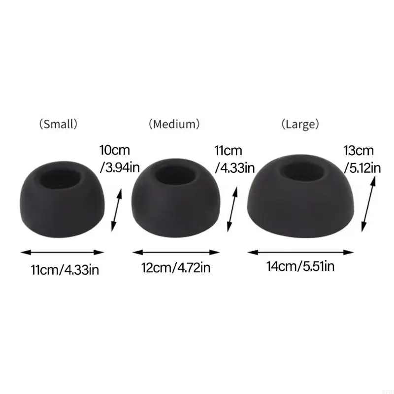 Silicone Ear Tips Ear Plugs for Ga-laxy Buds 3Pro Earbuds Earplugs Noise Cancelling Replacement Ear Plugs Comfortable Fit