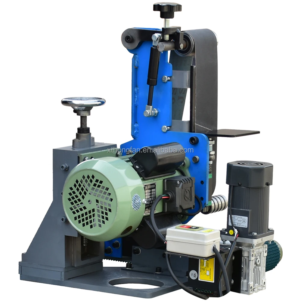 Single and Double Workstation 100/150 Small Benchtop Portable Sander for Beveled Edge Round Bar  Cutting Parts Leather Wood