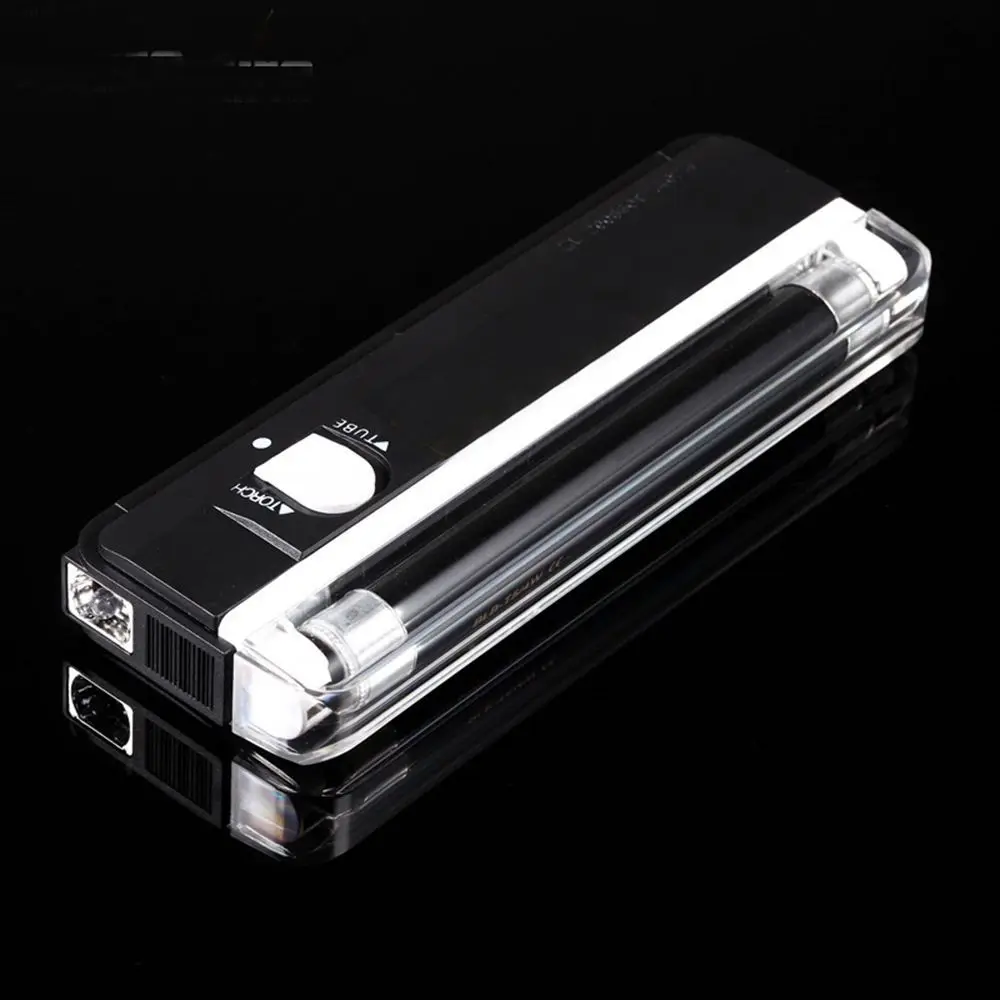Urine Violet LED Handheld 6V Light Battery Blacklight Portable Money Detector Ultraviolet Lamp UV