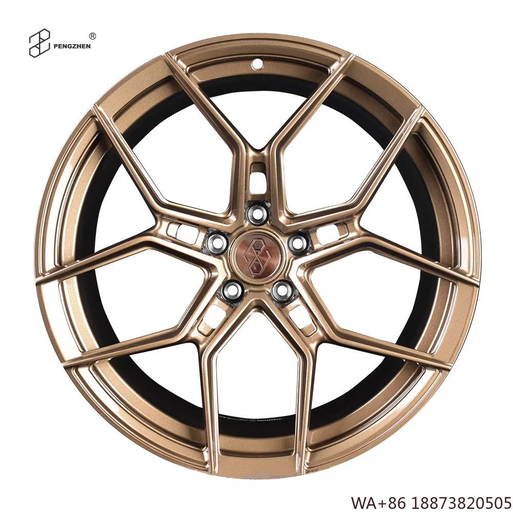 Бронзовые цельные кованые легкосплавные диски 21 дюйм 20x10.5J 5x112 для BMW 5 серии G30