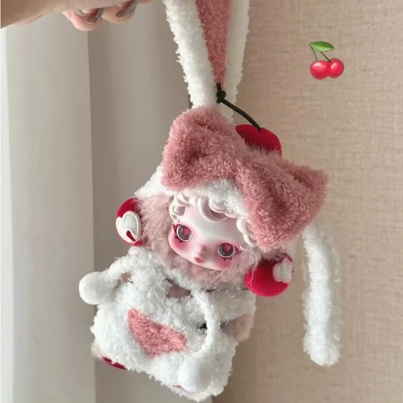 Cocok Untuk Pakaian Boneka 13-15 Cm Pakaian Skullpanda Kelinci Merah Generasi Kedua Dan Setelan Kelinci Telinga Jatuh Tanpa Boneka