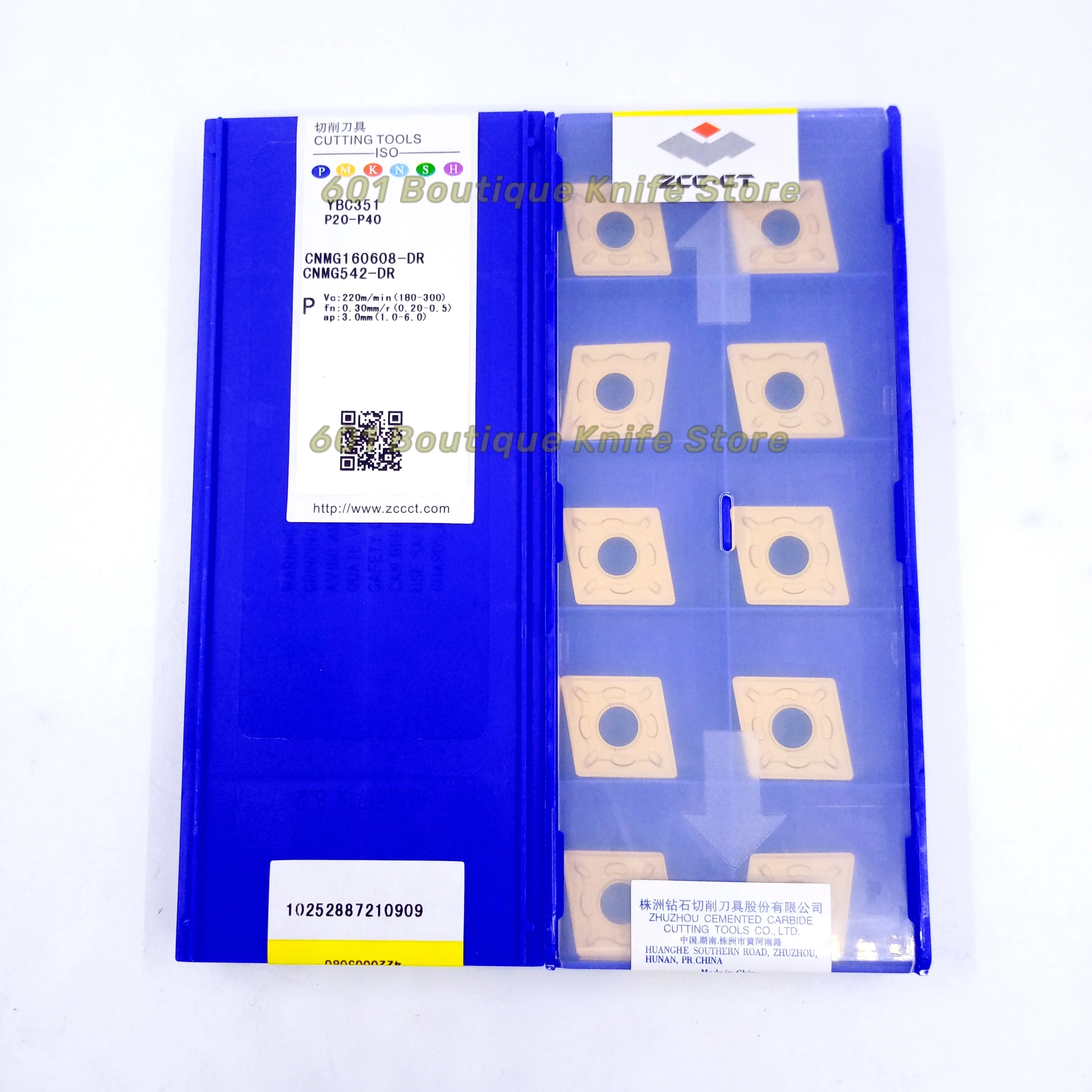 Free Shipping ZCCCT 10pcs/lots YBC252 CNMG160608-DR YBC251 YBC351 CNMG160608-DR YBD152 cnc carbide turning inserts