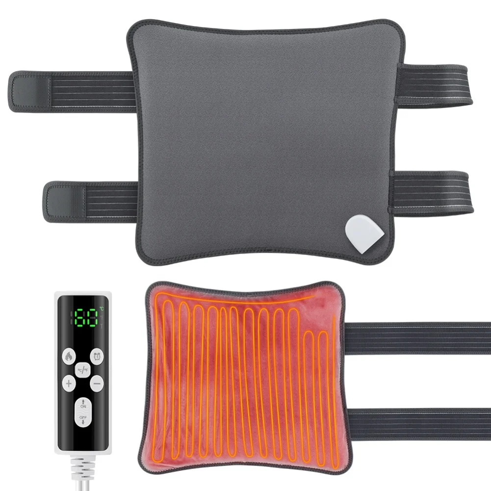 

Регулируемый нагревательный пояс с кабелем питания 2 м, настраиваемые температурные режимы, удобный нагревательный пояс с регулируемым ремнем