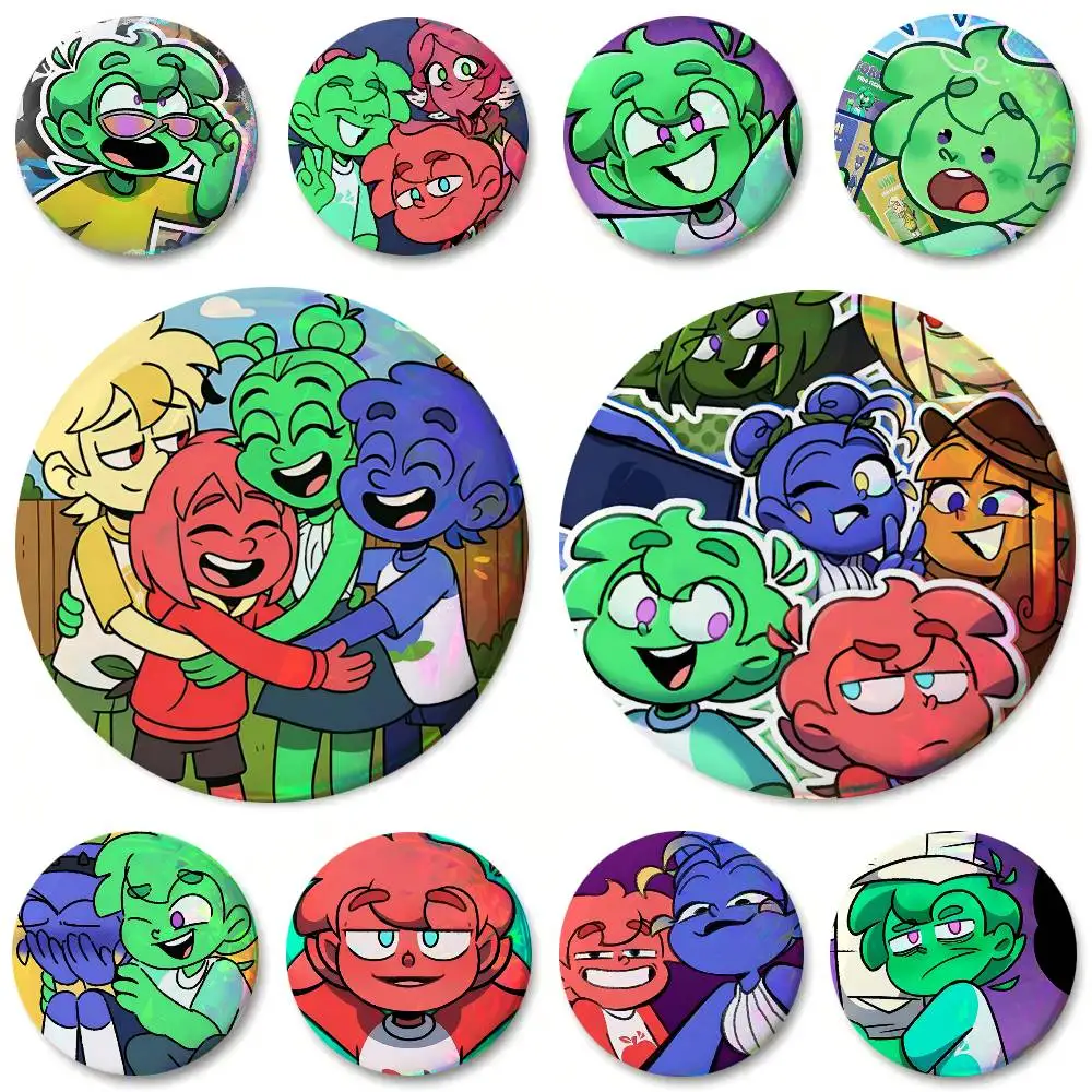 M-Mundo Do Torajo Anime Round Badges Can Be Used To Decorate Clothes And Backpack Pins