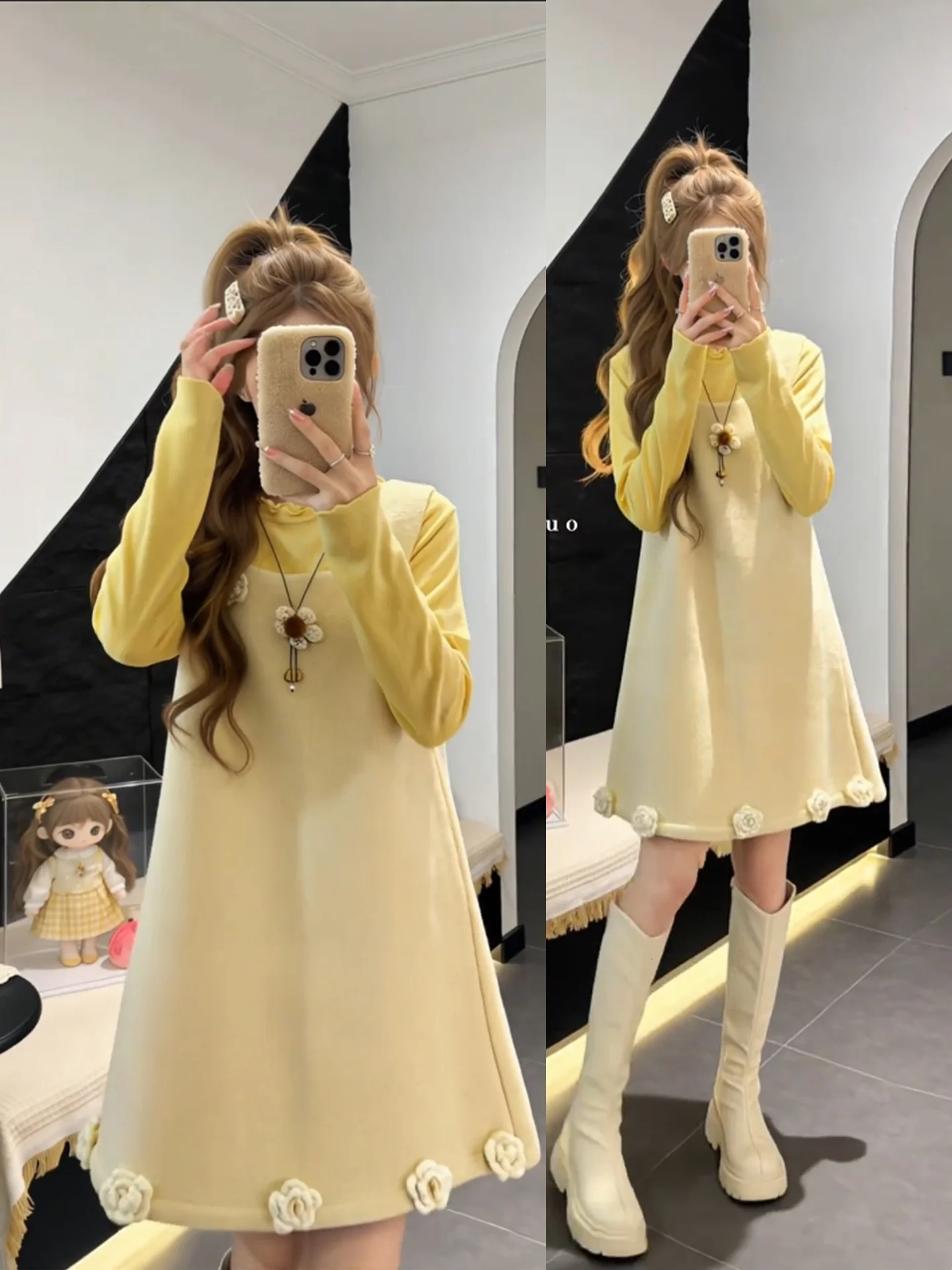 

plus Size Women's Spring Faion Set Unique Big MM Base irt Vest Dr Two Piece Ensemble Casual Sle High Waist Trousers