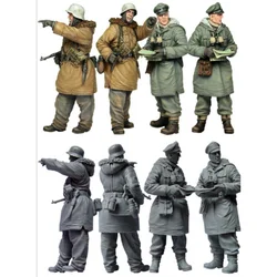 1/35 Scale Die-cast Resin Figure  Model Assembly Kit (2 People) Unpainted Free Shipping