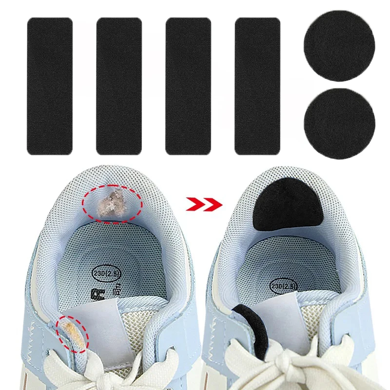 12pcs Sports Shoe Patches for Damaged Side Edges Inner Lining & Heel Wear - Shoe Repair Stickers for Extended Footwear Life