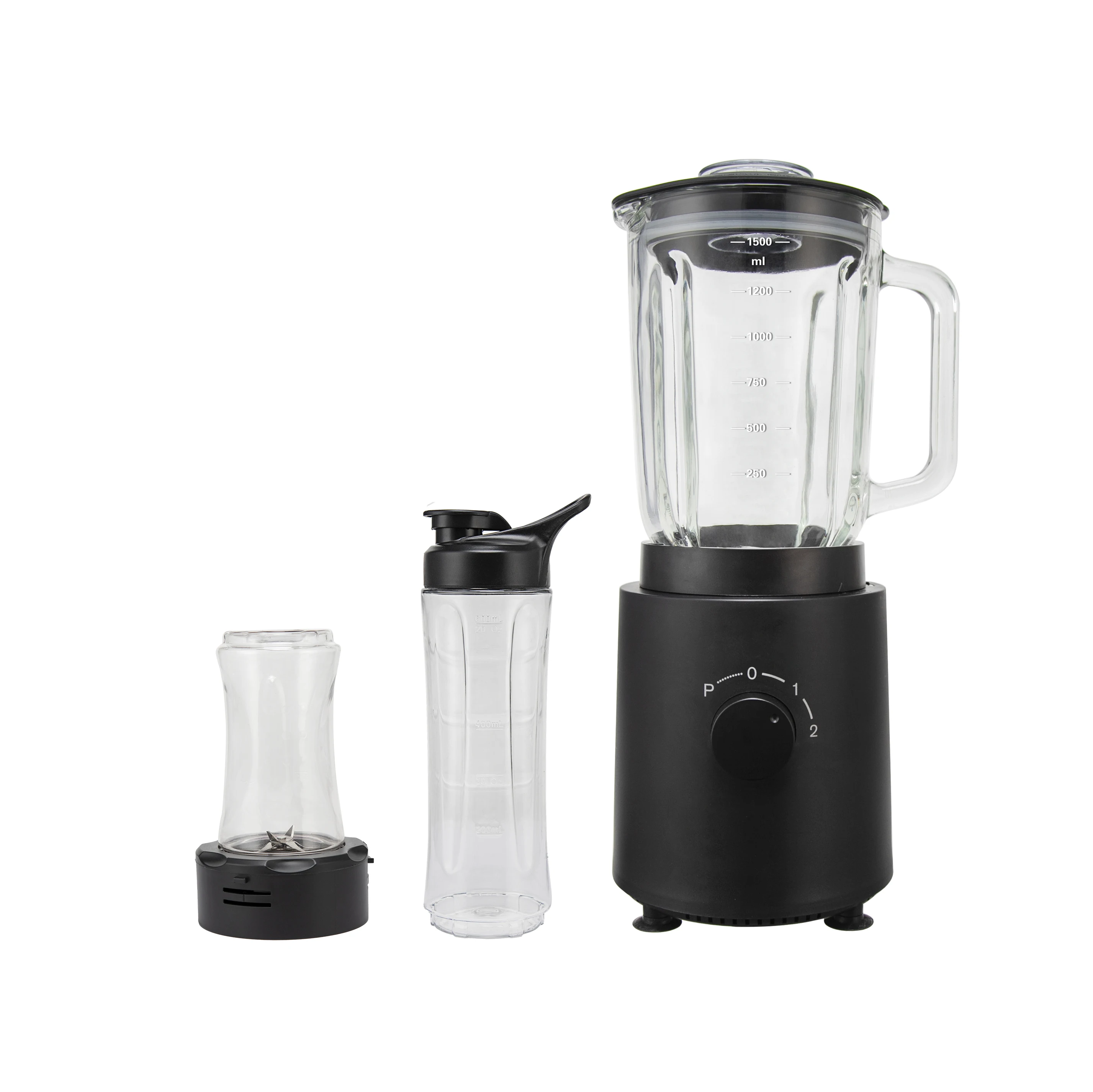 2‑In‑1 Electric Glass Bowl Blender Juicer Multifunctional Food Mixer Pink White Kitchen Processing Appliance