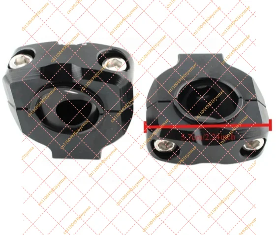 Heavy Duty 28mm Handlebar Risers Mount Clamps for Motorcycle ATV Dirt Bike 2-Pack