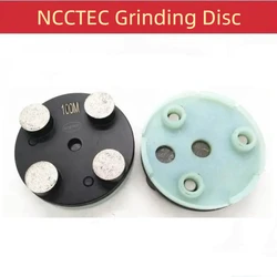 [4 Cylindrical Segment] 3 pcs of Klindex 4'' Diamond Sintered Grinding Blocks 100mm Concrete Granite Abrasive Polishing Discs