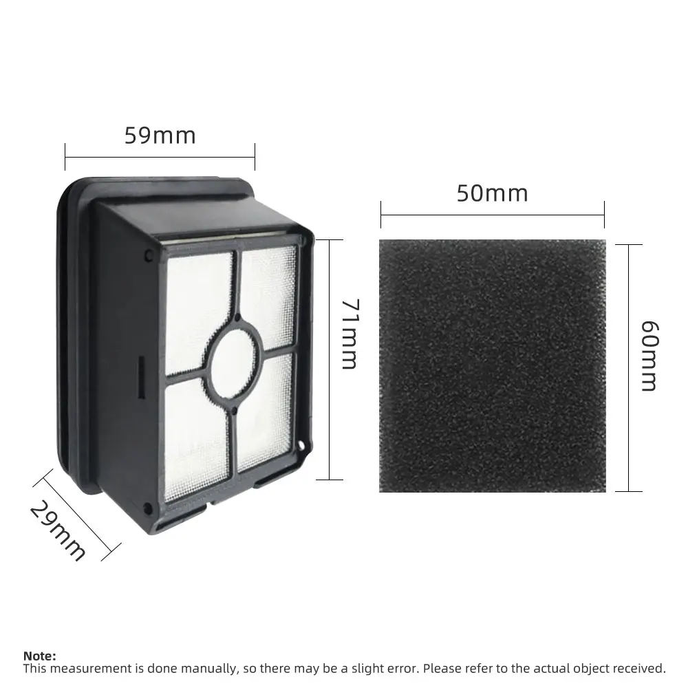 Filtro hepa compatível com bissell hf3 / 3649a aspirador de pó peças sobressalentes acessórios de reposição