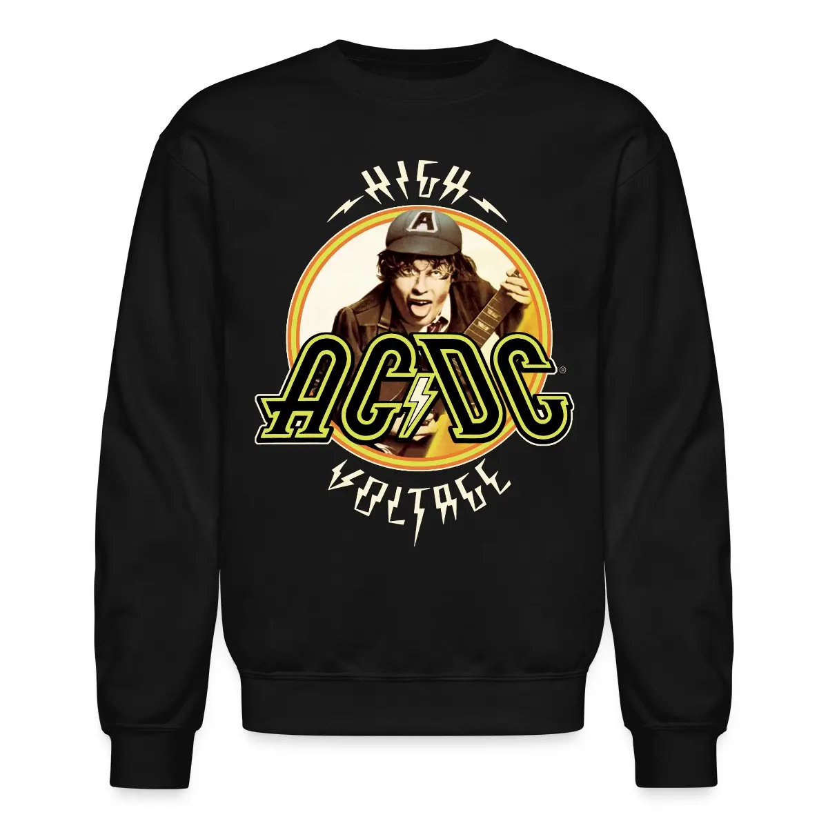 شعار AC DC ألبوم الجهد العالي طباعة جرافيك للرجال والنساء هوديس دافئ فضفاض غير رسمي للخريف والشتاء موضة فاخرة