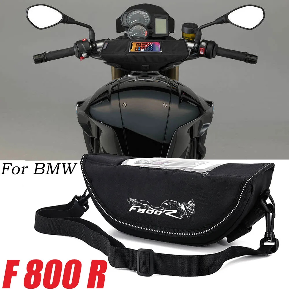 Para BMW F800R F800 R F 800 R Acessório da motocicleta Saco de armazenamento impermeável e poeira do guiador saco de navegação