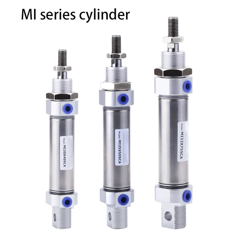 High Quality MI10/12/16/20/25 Small Pneumatic Stainless Steel Mini Cylinder