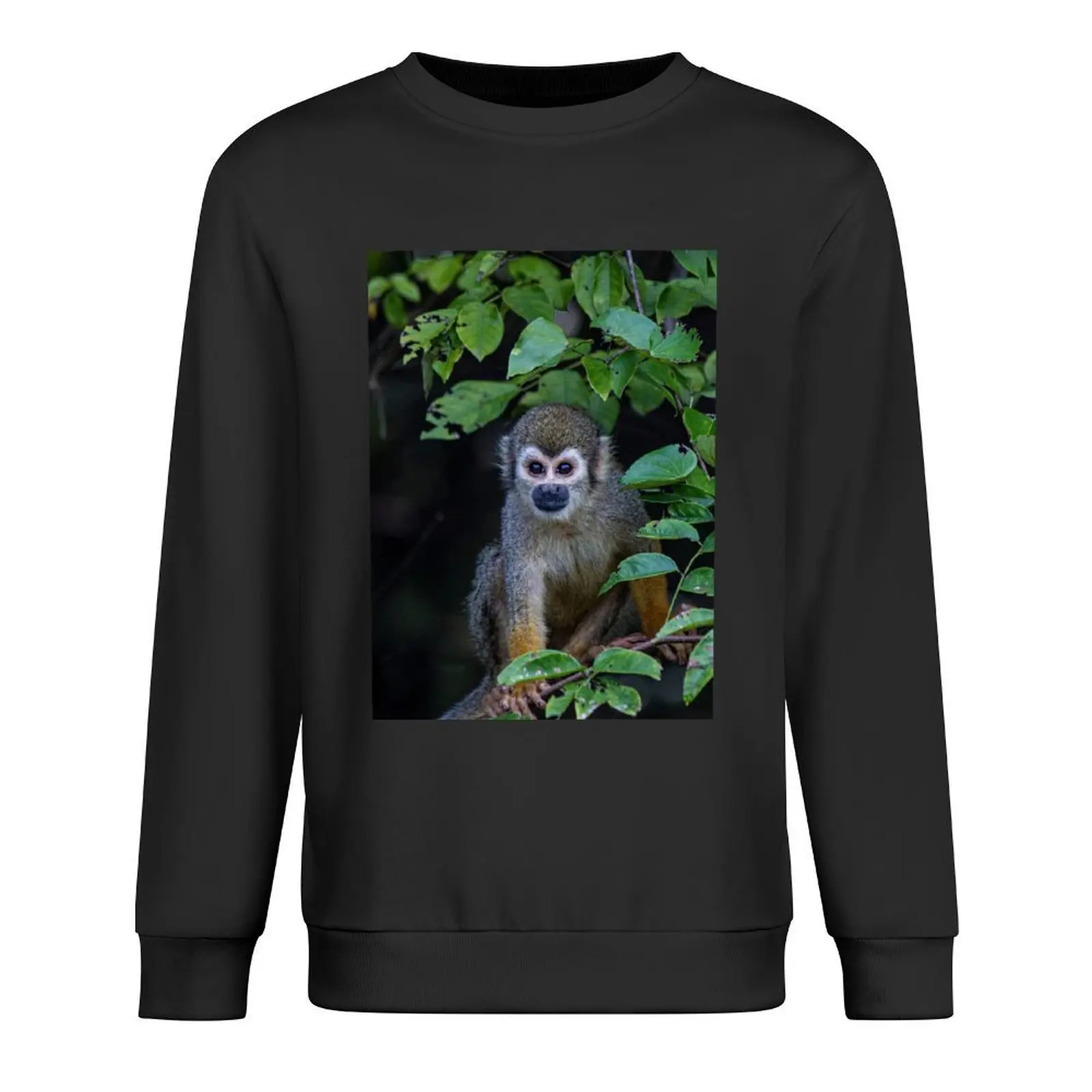 قرد في غابة المطيرة من أمازون على البرازيل، ملابس رجالية، ملابس رياضية، ملابس الخريف الكورية، هودي #1