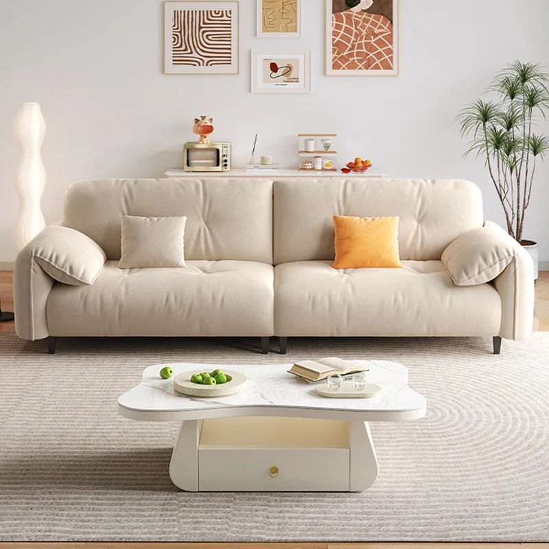 

Designer Fancy Sofa Simple Square Comfortable Foam Living Room Couches Lounge Modern Divani Da Soggiorno Furniture Living Room