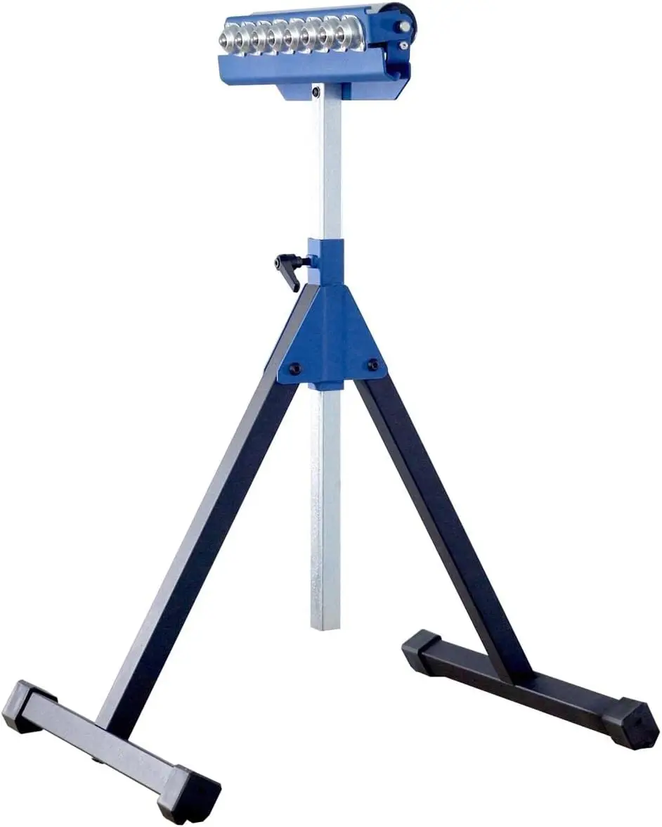 

Усиленная роликовая подставка с грузоподъемностью 300 фунтов, регулируемым удлинителем для торцовочной пилы, складная для хранения