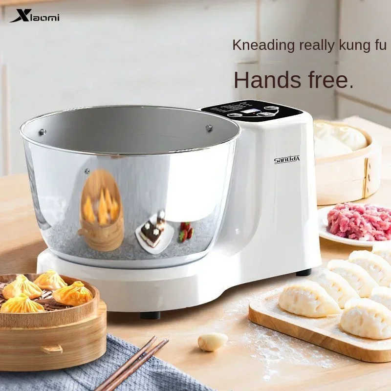 New Dough mixer fully automatic  household small  dough kneading machine chef machine live noodle machine noodle mixer