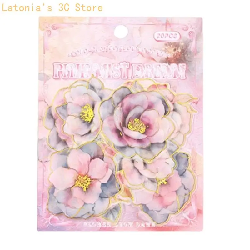 X3UB Künstlerischer Scrapbooking-Aufkleber, Scrapbook-Zubehör-Aufkleber, wasserfester dekorativer Aufkleber für Scrapbooking und – Detail 4