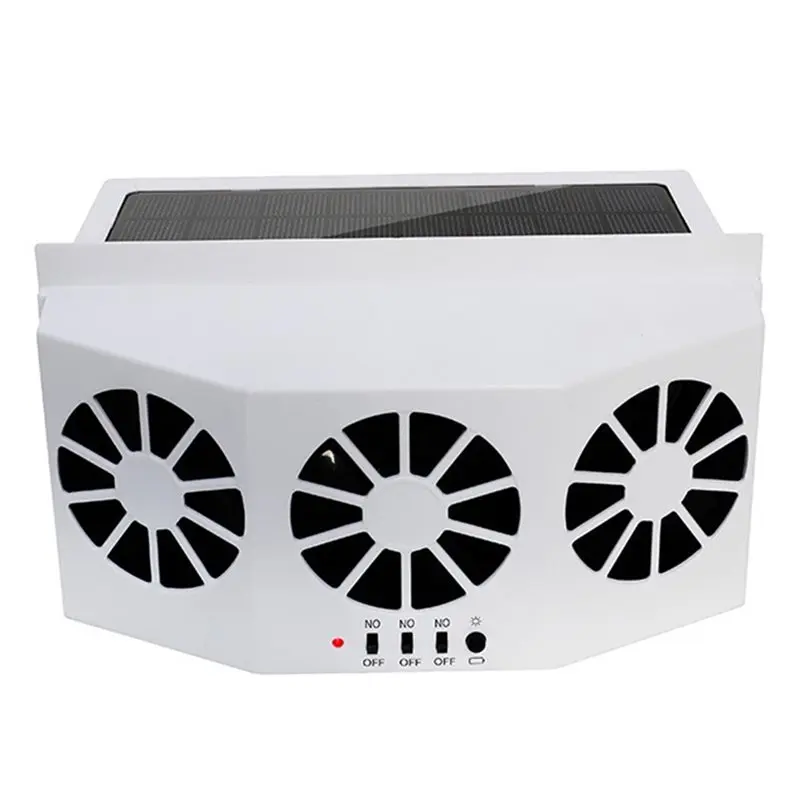 A98M Solar Powered Car Air Conditioning Efficient Car Window Easy Install 3 Motors