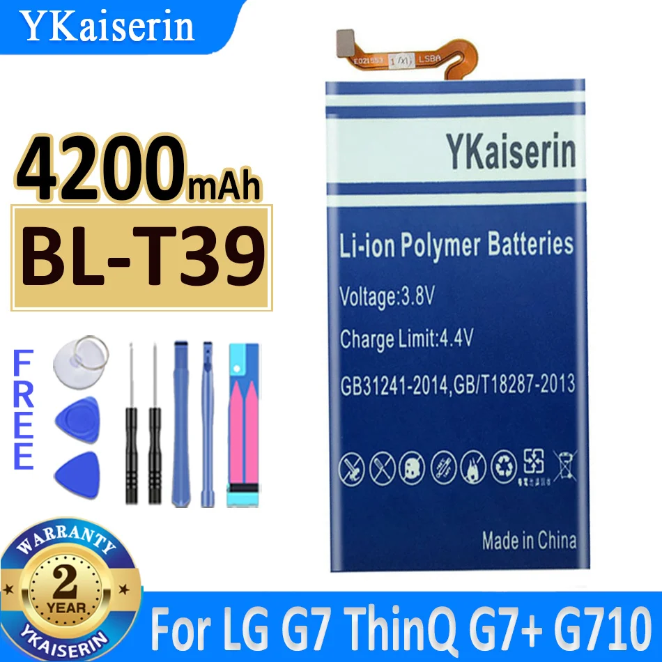 YKaiserin Battery for LG G4 G5 G6 G7 G8 ThinQ V20 H850 H820 H830 G600L G600S H870 H871 H872 H873 G7+ G7ThinQ LM G710 Q7+ LMQ610