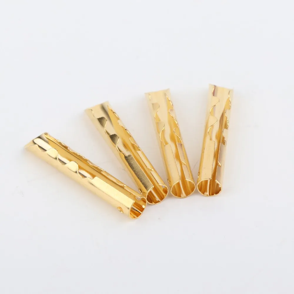 8Pcs CMC High Quality Gold Sliver Copper Audio BFA Z-Type 4mm Banana Plug Speaker Cable Connector