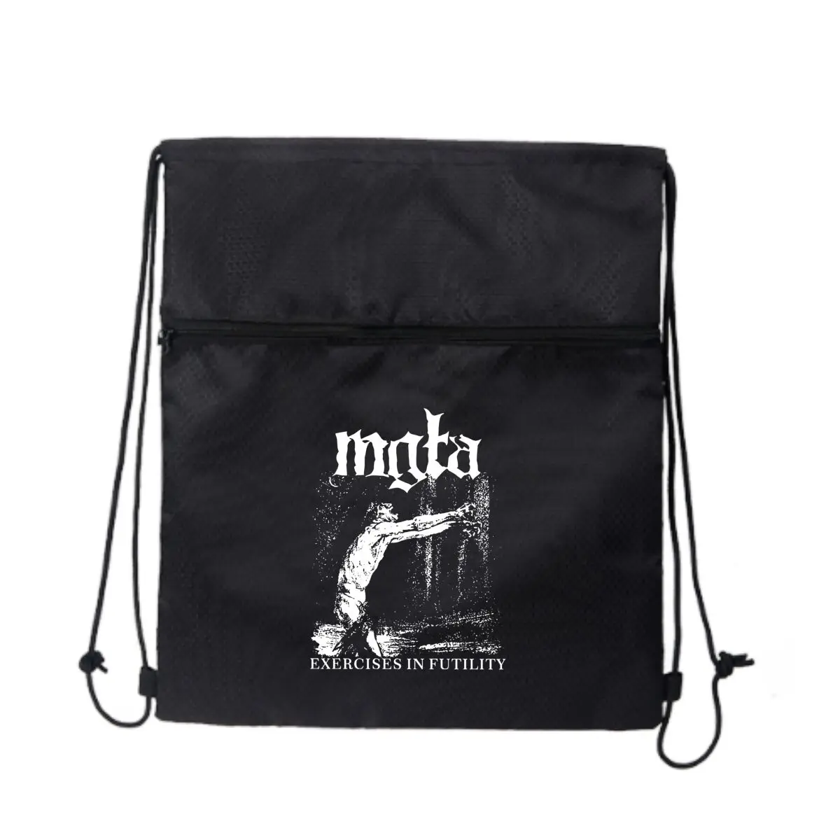 

Черный металлический стильный графический супер стильный рюкзак на шнурке для мужчин и женщин, легкий повседневный рюкзак для повседневной носки