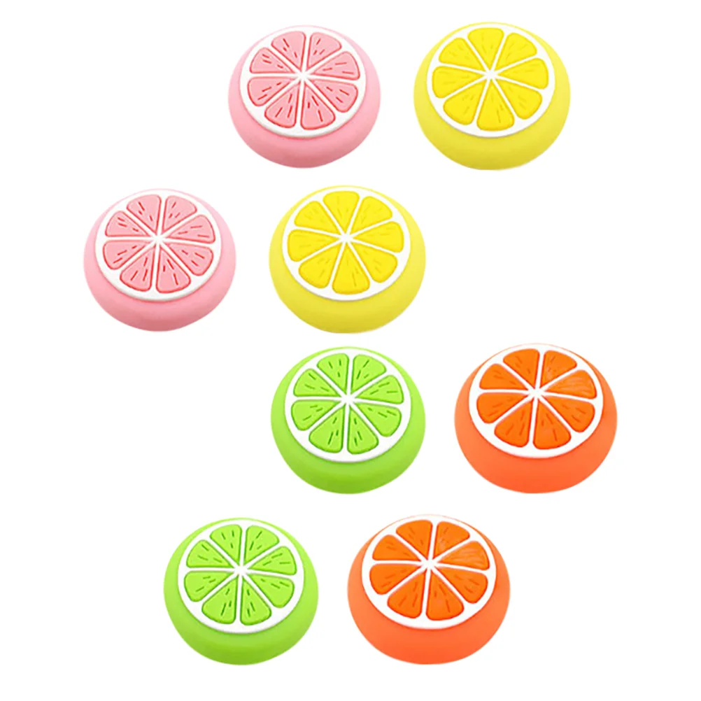 8 Pcs Grip Handle Button Cap Handles Controller Silica Gel Thumbprint Joystick Protective Cover