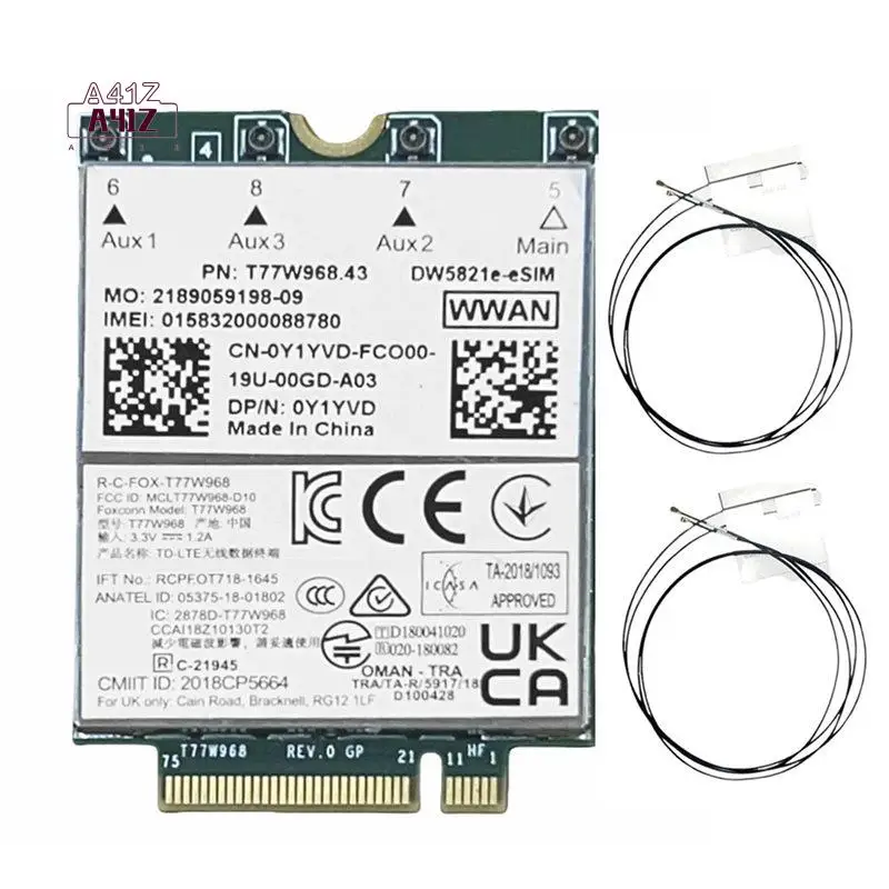 modulo-a41z-t77w968-dw5821e-e-sim-4g-lte-cat16-1gbps-fdd-lte-tdd-lte-modulo-de-tarjeta-4g-4-antenas-para-dell-5420-5424-7424-7400