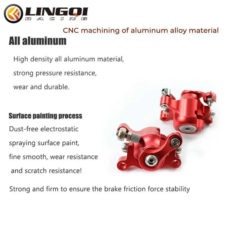 ONLEEYPP Mini Moto 47cc 49cc Motorcycle CNC Hydraulic Disc Brake Pump Caliper Fit For Dirt Pocket Bike ATV Quad Kart Off Road