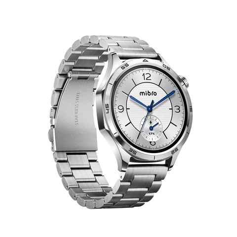 Mibro GT Smartwatch Global Version Stainless Body 1.43”AMOLED GPS 5ATM Bluetooth Calls AI Assistant Watch Faces For Men Women