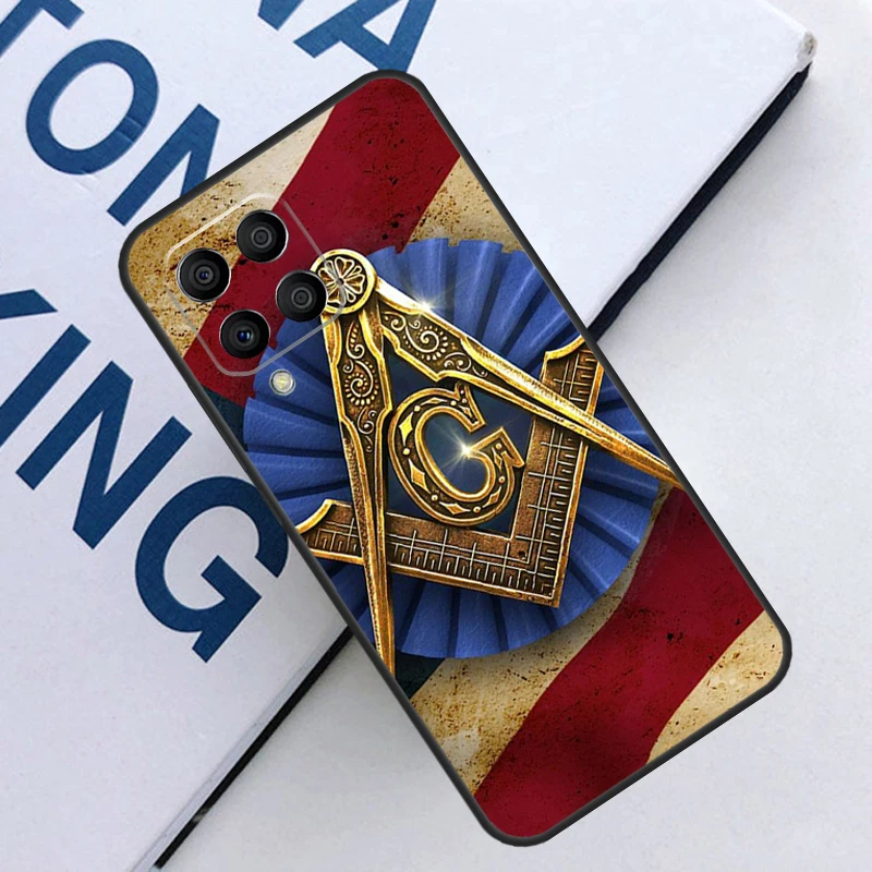 Freemasonry Logo Symbol Case For Samsung Galaxy M13 M33 M53 M12 M32 M52 M14 M34 M54 M11 M31 M51 M20 M30s M31s Cover