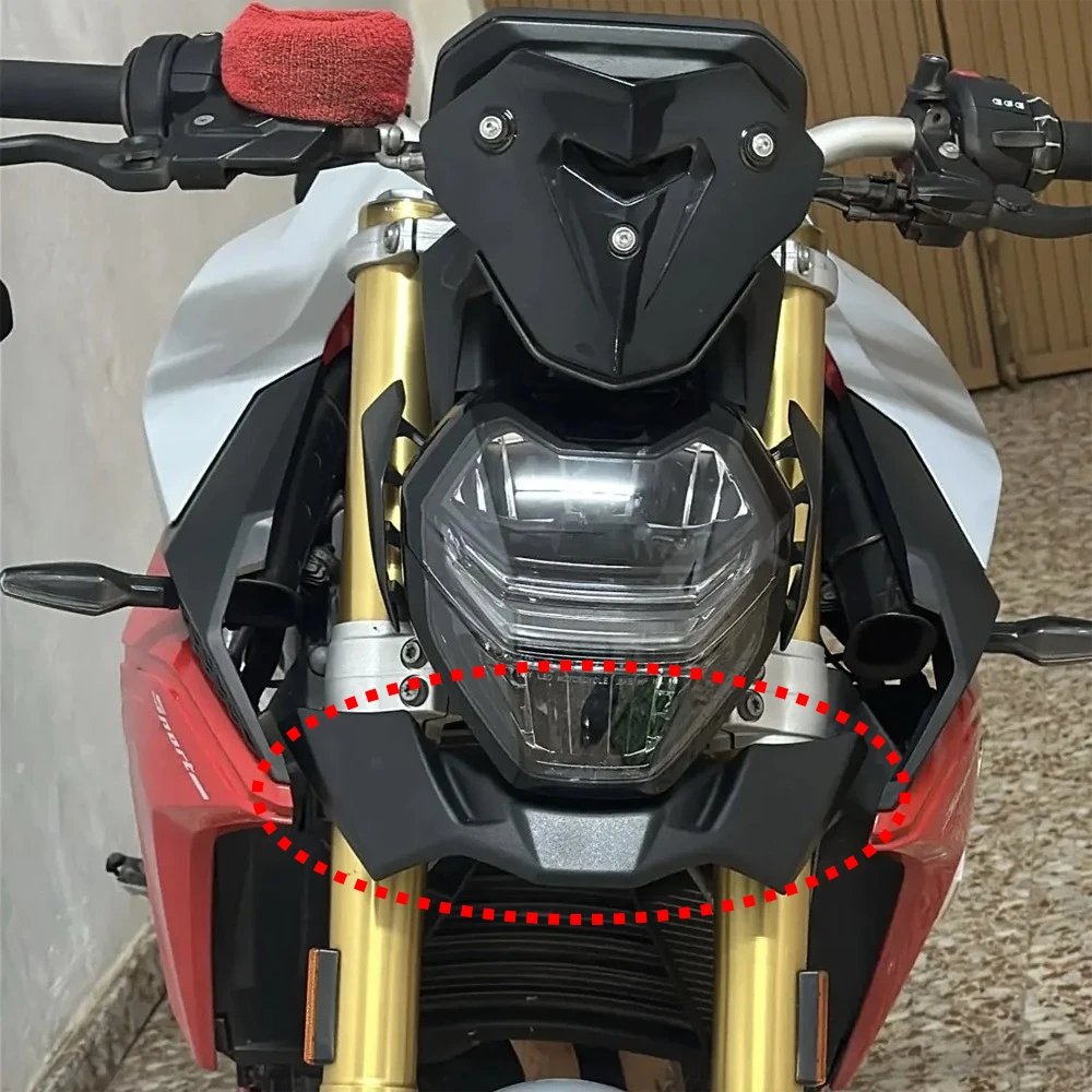 Für BMW F900R 2021-2024 S1000R 2021-2025 M1000R 2023 2024 Motorrad Frontspoiler Windflügel Aerodynamische Verkleidung Winglets