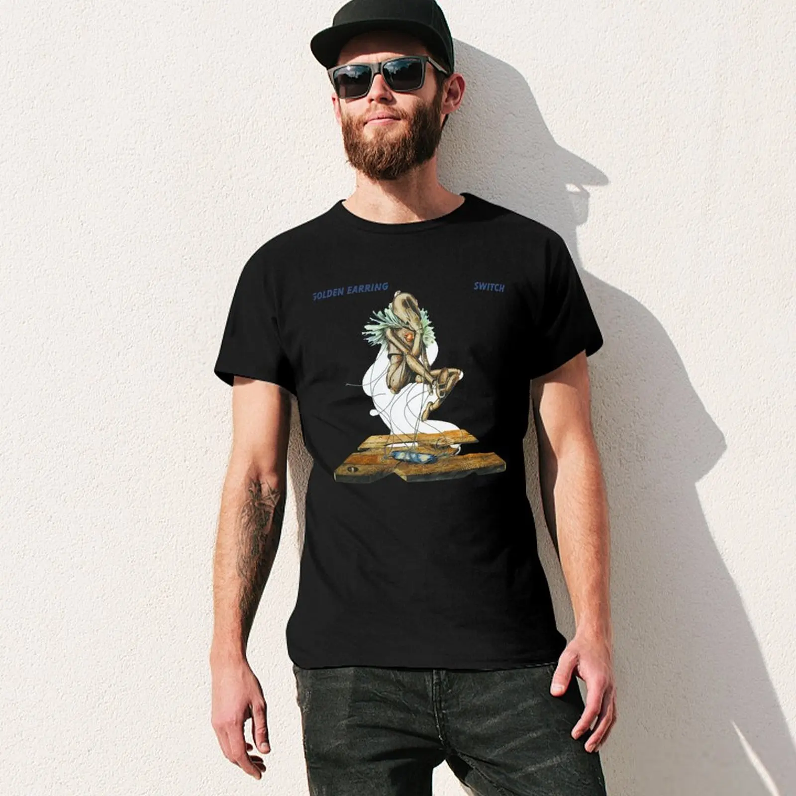 هدايا مضحكة لمفتاح القرط الذهبي هدية لمحبي تي شيرت أنيمي بالإضافة إلى مقاسات هدايا لصديقها تي شيرت كبير الحجم للرجال