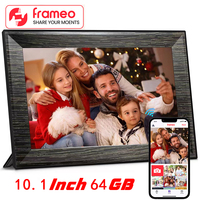 Frameo Digital Picture Frame 10.1 Inch 32GB/64GB Smart WiFi digital photo frame with 1280x800 IPS HD Touch Screen Wall Mountable