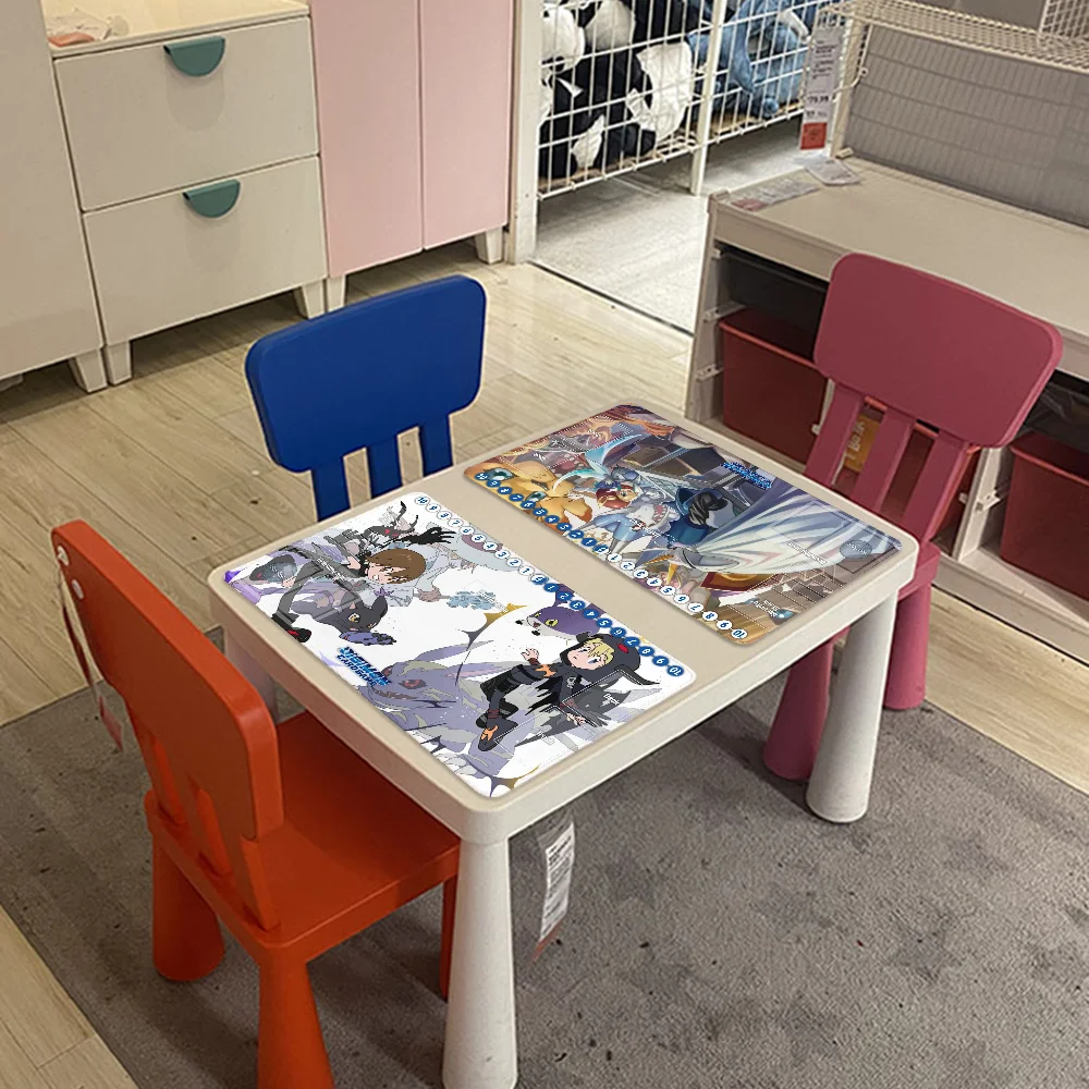 

Милый игровой коврик Digimon Gomamon Dracomon Numemon DTCG, коврик терьермон, карточка для продажи, игровой коврик, резиновый коврик для мыши и сумка 600x350x2 мм