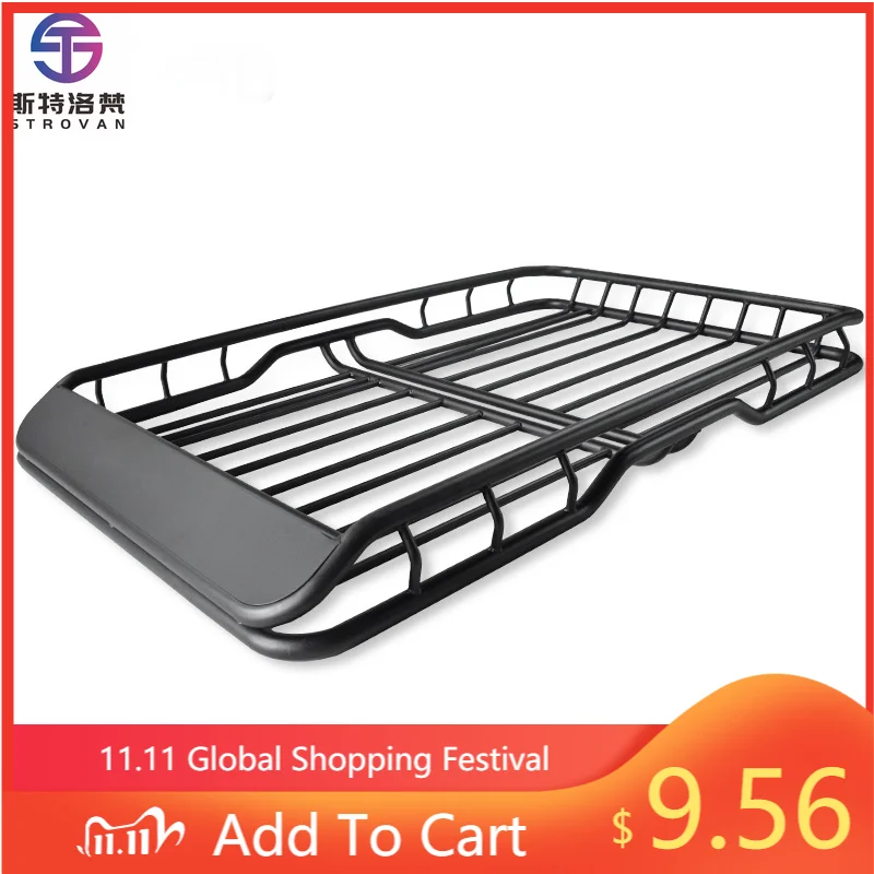 

STLF Roof Luggage Rack Cargo Carrier Roof Mounted Luggage Rack SUV Roof Rack Basket