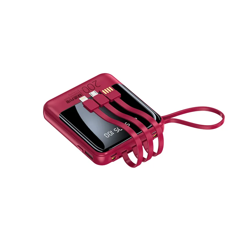 

Мини-банк питания большой емкости емкостью 20000 мАч, сертифицированный 3c для мобильных устройств с быстрой зарядкой