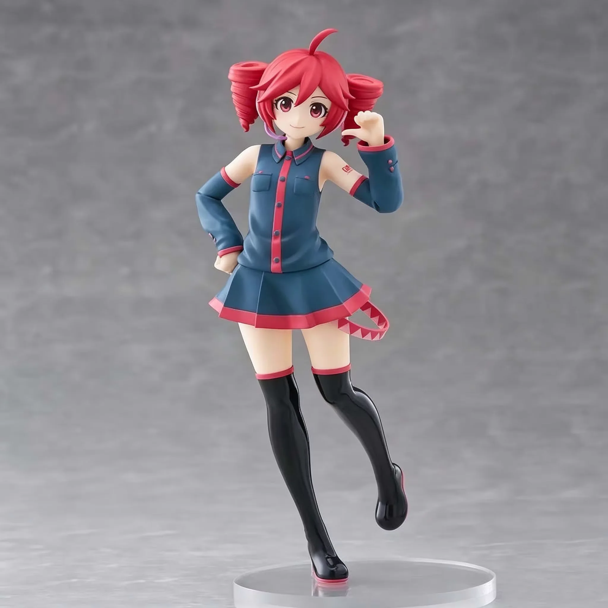 Neue hübsche Original Utau Kasane Teto Premium Chokonose Actionfigur PVC-Modell Sammlerstück Anime Figur Geburtstagsgeschenk