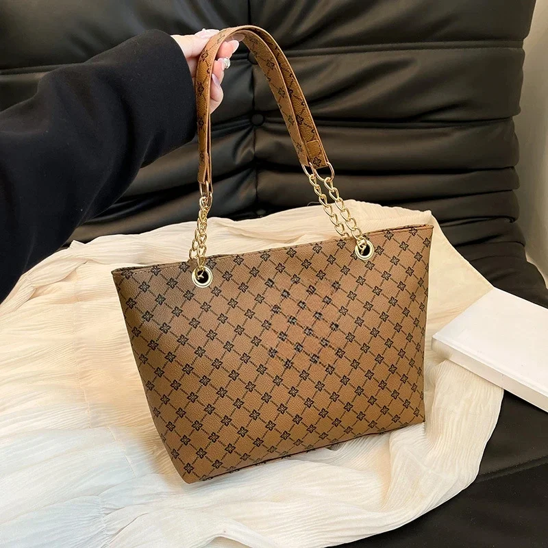 

Autumn and Winter New Presbyopic Handbag Shoulder Bag Large Capacity Tote Bag Women's Bag